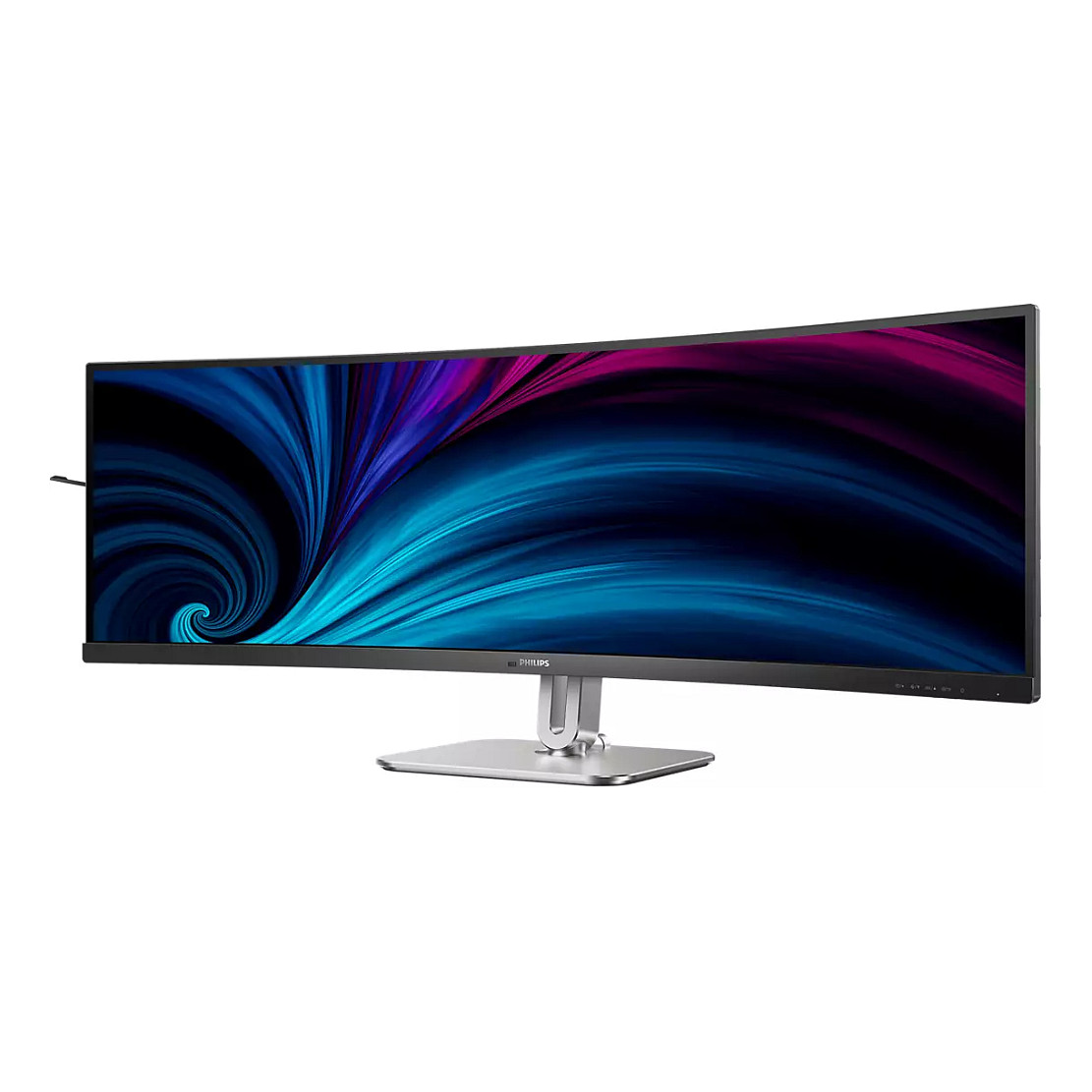 Monitor Philips 49B2U5900C/00 / 49"/ Dual QHD VA LCD Curved / 75Hz / 4ms / HDMI+DP+USB-C -Zezë/Argjendi - 9
