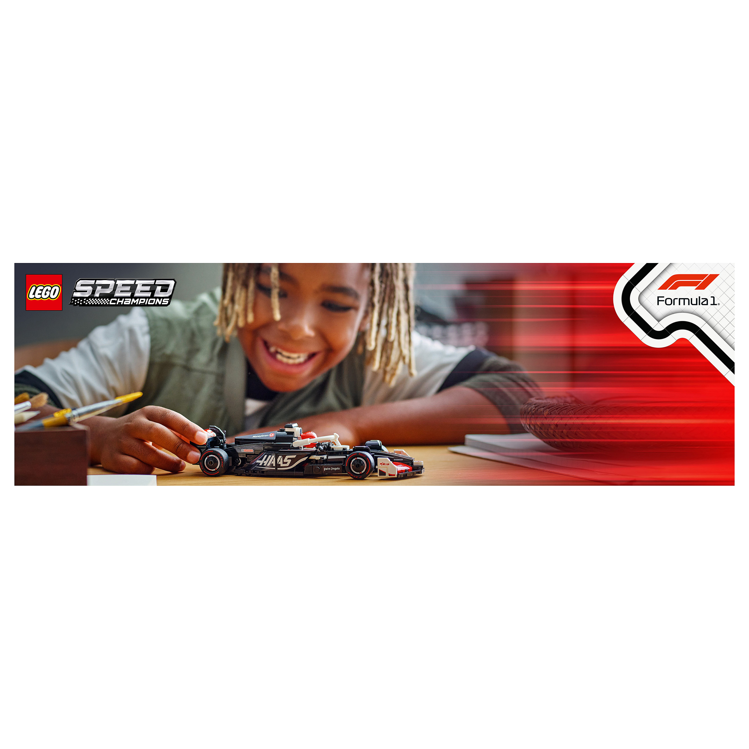 LEGO Speed Champions MoneyGram Haas F1 Team VF-24 Racing Car 77250 - 24