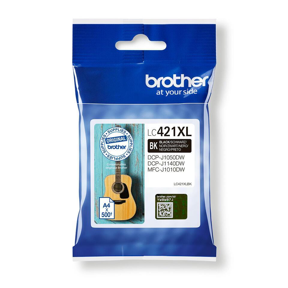 INK Brother LC-421XLBK / 500 faqe / XL - Zezë - 3