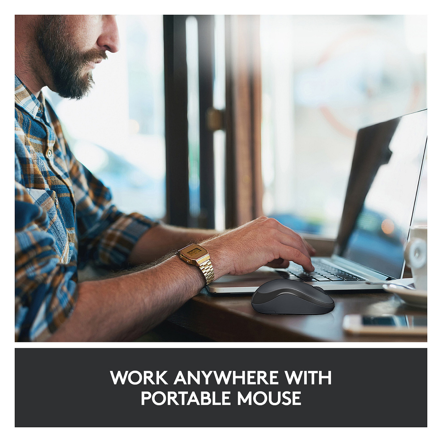 Maus pa Kabllo Logitech M220 Silent – Zezë - 9