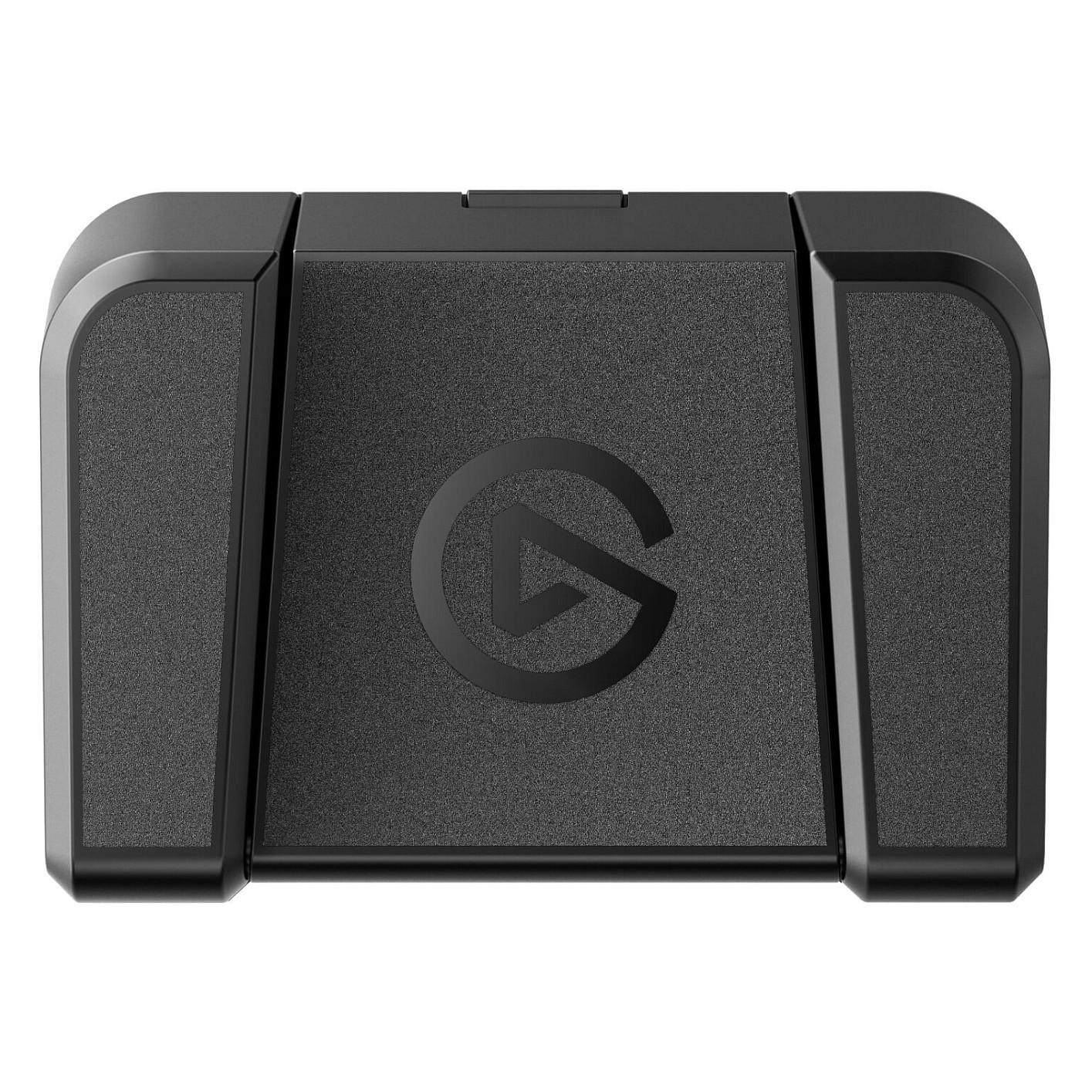 Pedal kontrolli për Stream Deck Elgato 10GBF9901, 3 pedale të programueshme, lidhje USB-C, sipërfaqe kundër rrëshqitjes, susta me rezistencë të rregullueshme - Zezë - 1