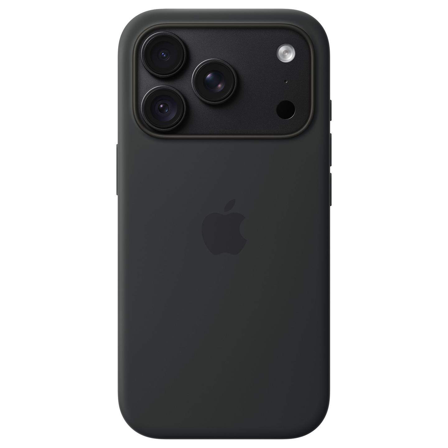 Case për Telefon Apple Silikon, MagSafe, iPhone 18 Pro - Black - 1