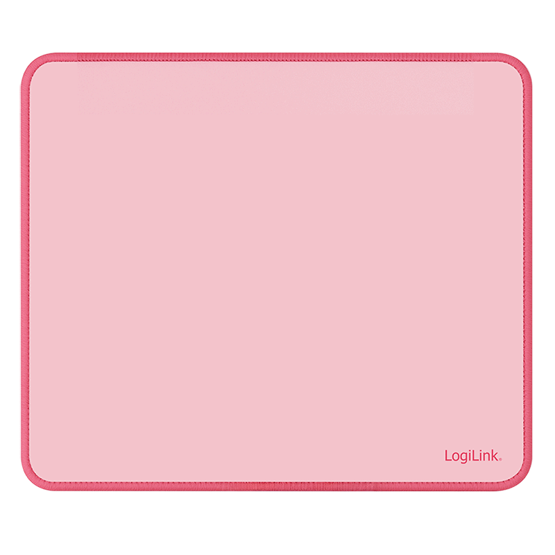Mauspad LogiLink ID0224 / 250 x 220 x 2mm / Nylon + Poliester / Anti-rrëshqitës - Rozë