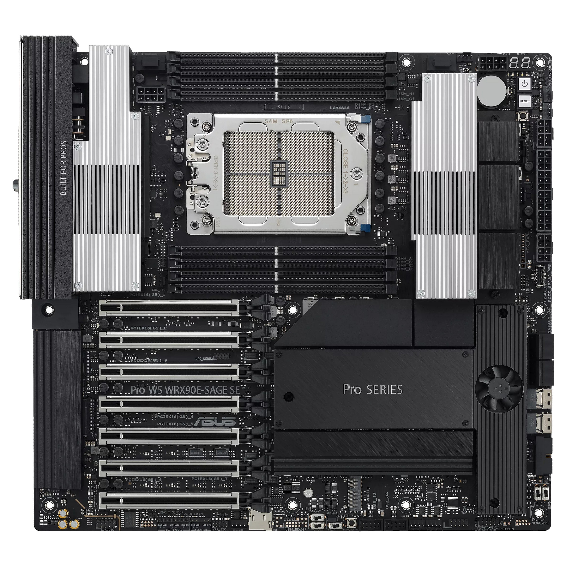 Pllakë Amë ASUS AMD PRO WS WRX90E-SAGE SE DDR5 EEB - 8