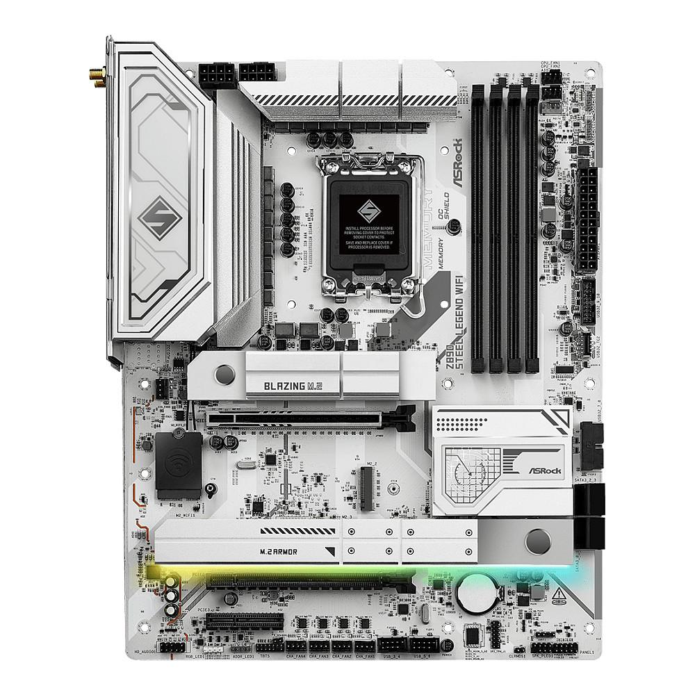 Pllakë Amë MB Intel ASRock Z890 Steel Legend WiFi, LGA1851, Z890, ATX, DDR5, WiFi 7 - 2