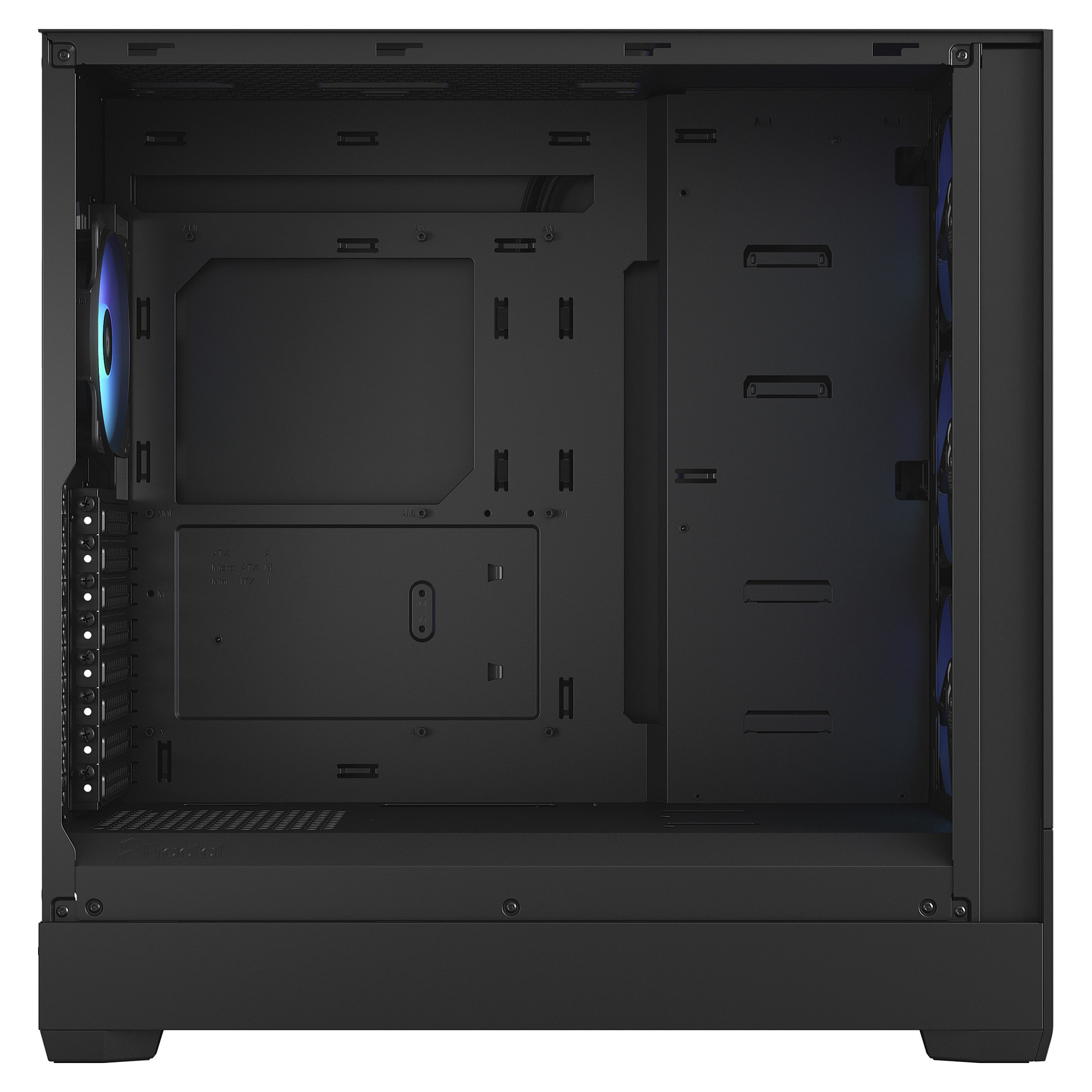 Kasë PC Fractal Design Pop XL Air / Tower / ATX / 4x 120mm Fan - Zezë - 11