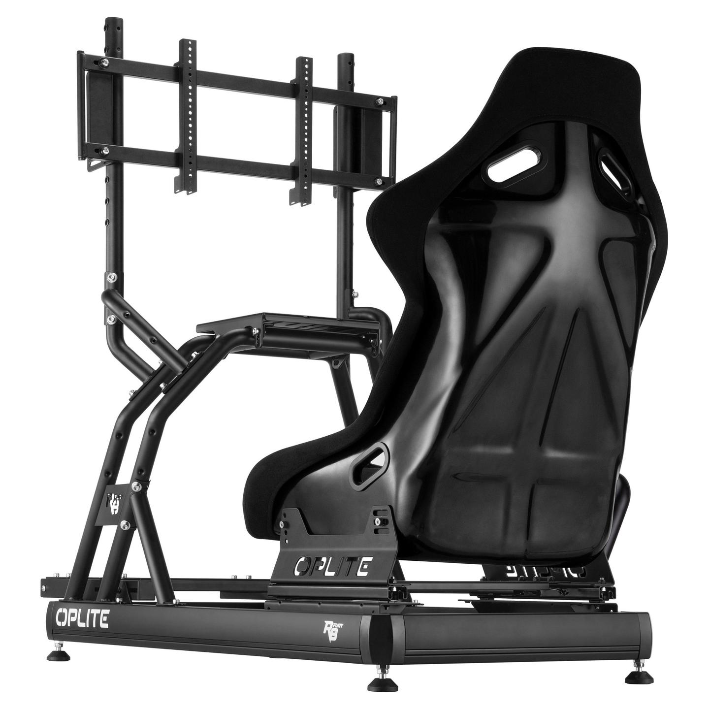 Mbajtëse për Monitor OPLITE OP-R8-SMSB / 1 Monitor / deri 57" / deri 30kg / VESA 75x75–400x200 / Lartësi e Rregullueshme - Zezë - 4