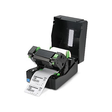 Printer Label Industrial TSC TE210 / Për Etiketa / Transferim Termik & Termal Direkt / 203 DPI / 108mm / 152.4 mm/sec / USB + LAN + Serial + Parallel - Zezë - 3