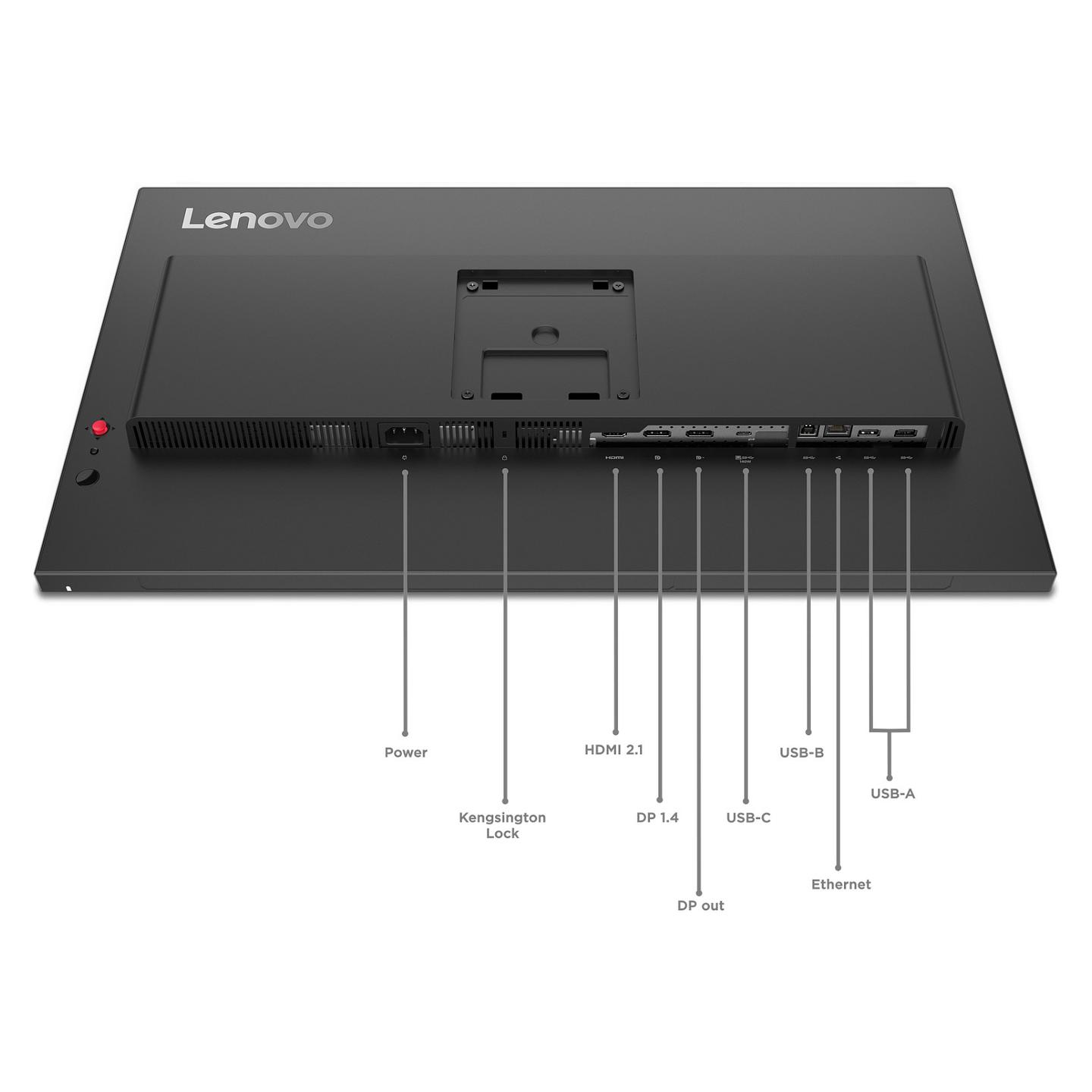 Monitor Lenovo ThinkVision P27QD-40 / 27" / WQHD LED / 100Hz / 6ms / HDMI+DP+USB-C - Zezë - 11