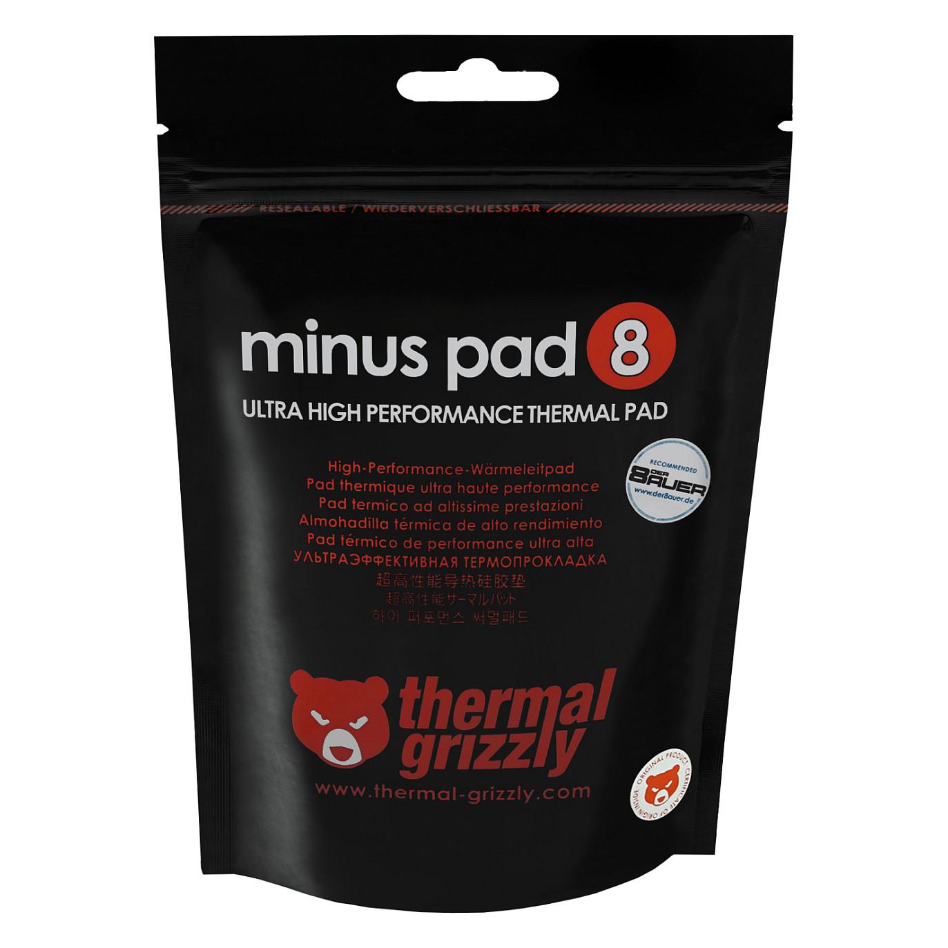 Pad Termik Thermal Grizzly Minus Pad 8 / 120 x 20mm / 3mm / 8.0 W/mK - Kafe - 3