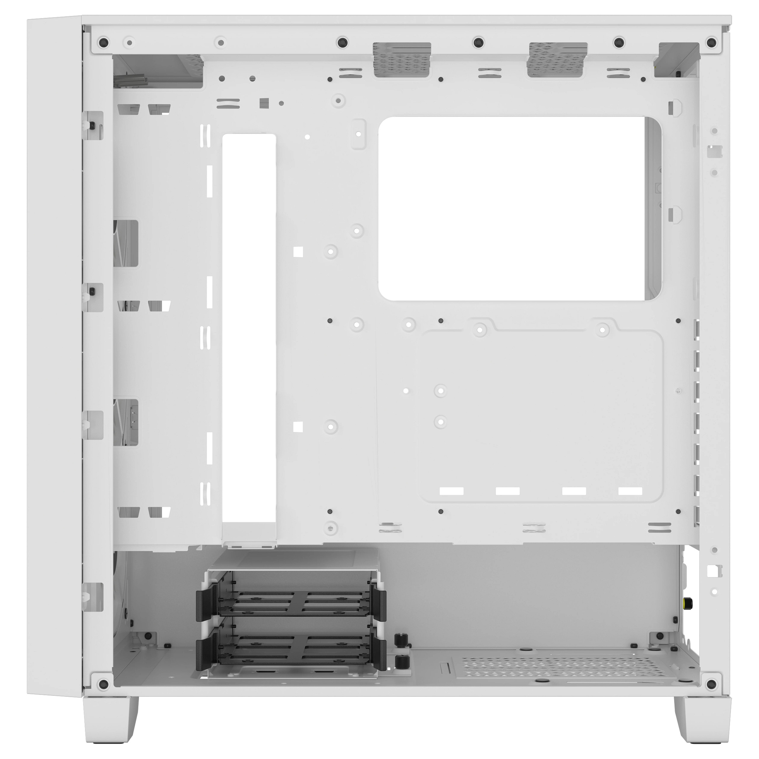 Kasë Corsair 3000D RGB Airflow White Midi Tower ATX Gaming Case – Bardhë - 8