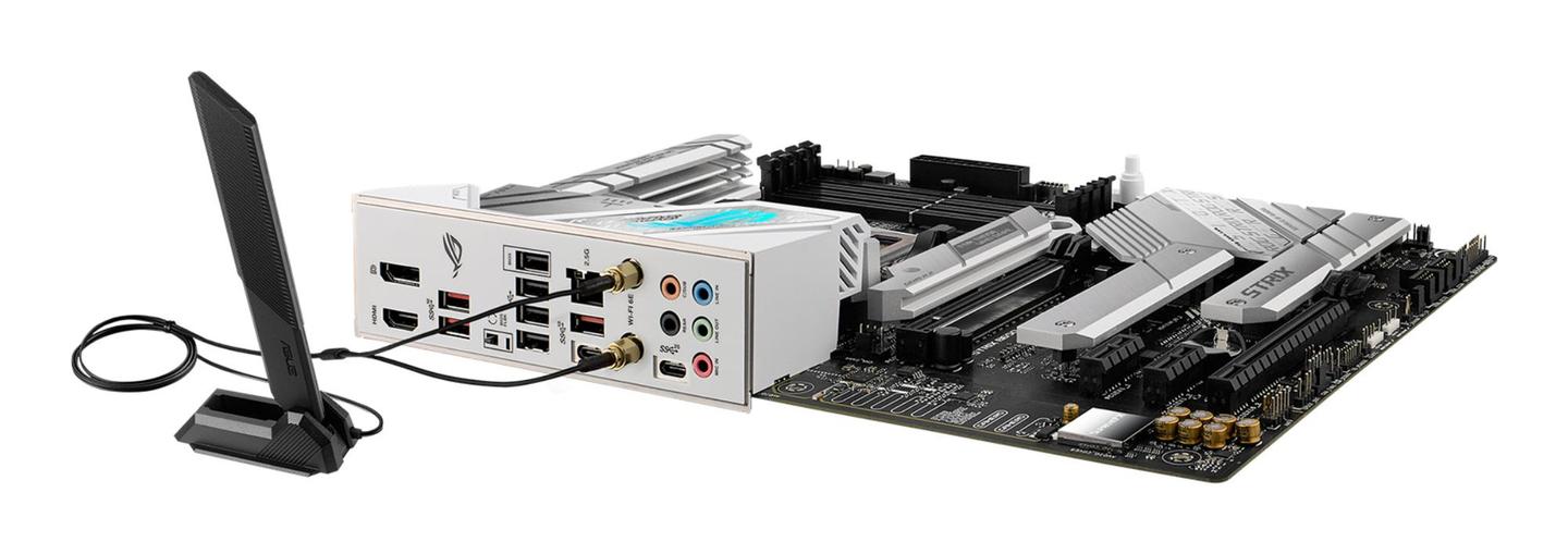 Pllakë Amë ASUS ROG STRIX B650-A GAMING WIFI / AM5 / B650 / DDR5 / PCIe 5.0 / Wi-Fi 6E – Argjend - 5