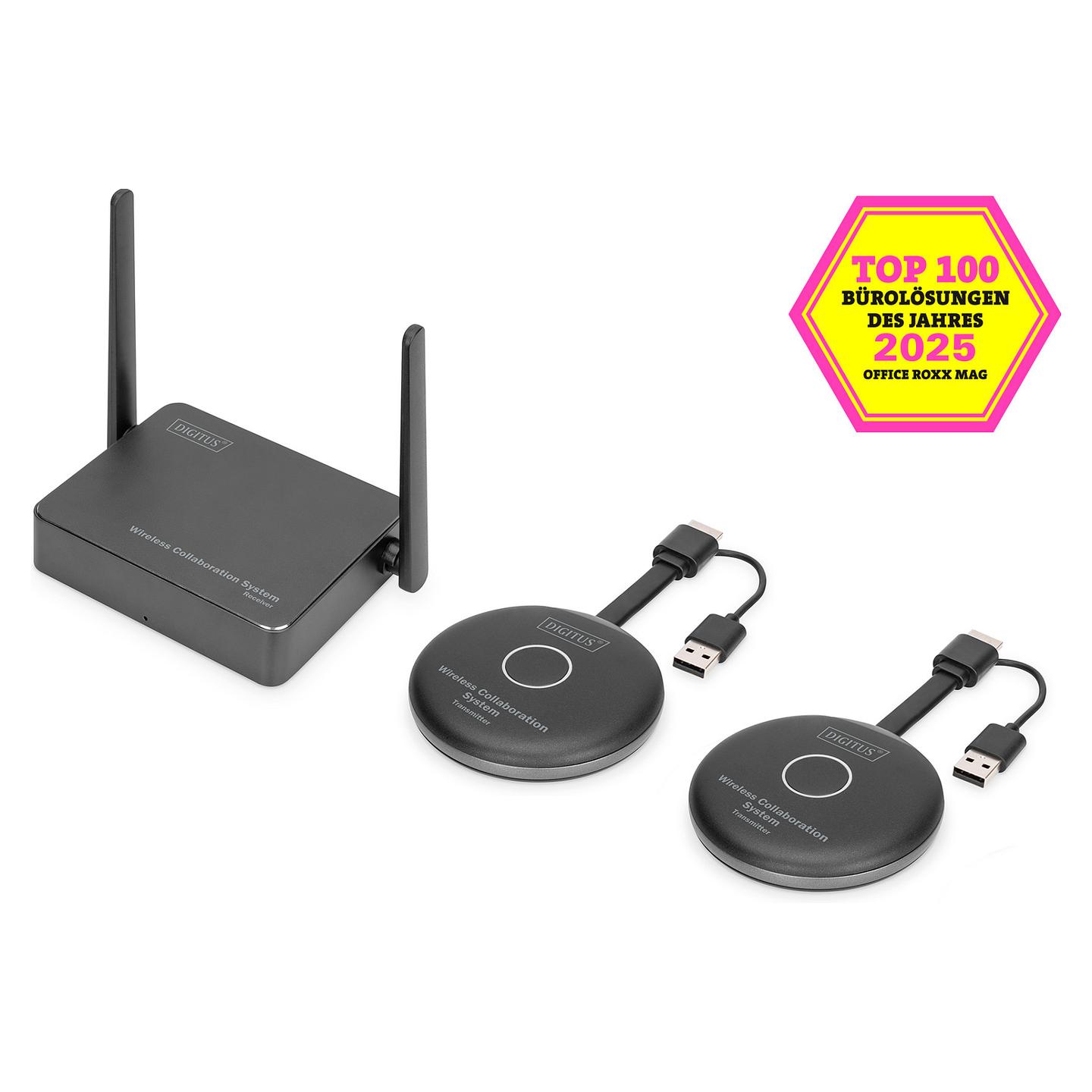 Sistem për Konferencë Digitus Click & Present Pro / 4K 60Hz / HDMI / Wireless - Hiri