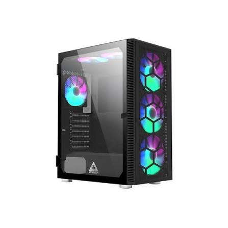 Kasë PC MONTECH X3 Glass / Midi Tower / ATX / 6x RGB Fan / Tempered Glass - Zezë