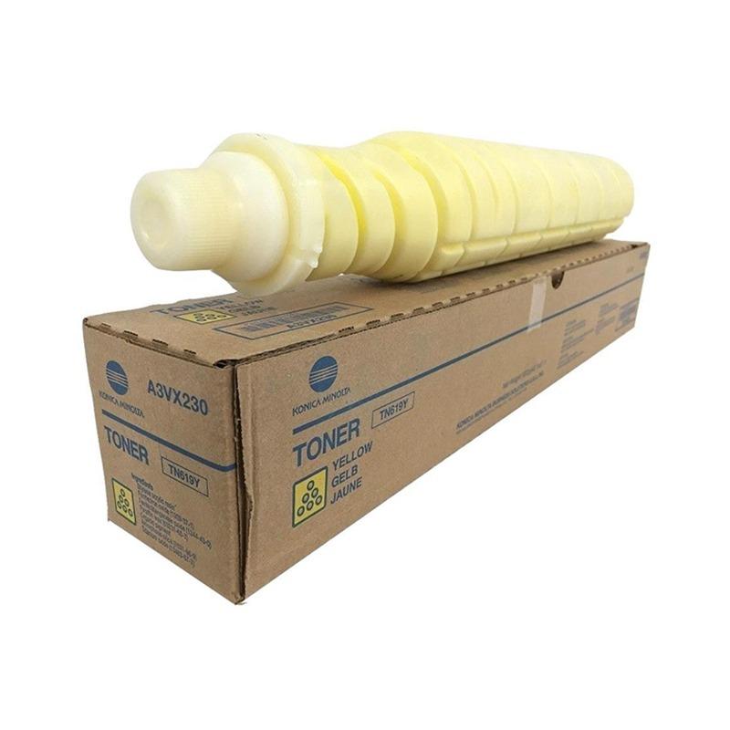 Toner Konica Minolta TN619Y / A3VX255 / 71.000 faqe – Verdhë - 1