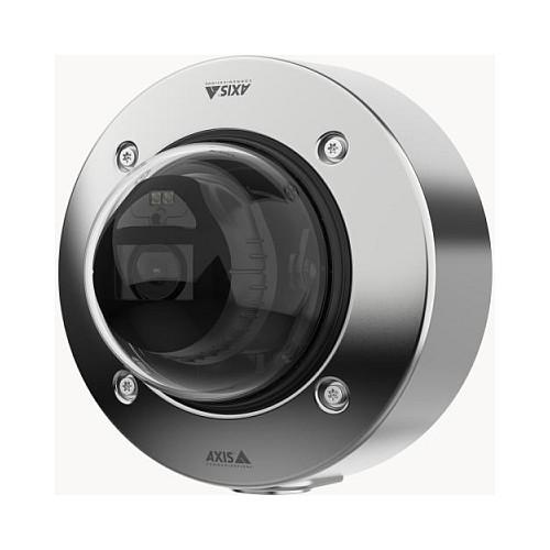 Kamerë Sigurie IP CCTV Axis P3268-SLVE, 8MP, 4K, 1/1.8", 4.3–8.6mm, WDR, IR, Audio, PoE, IK11, IP66/67/68 - Zezë/Argjend