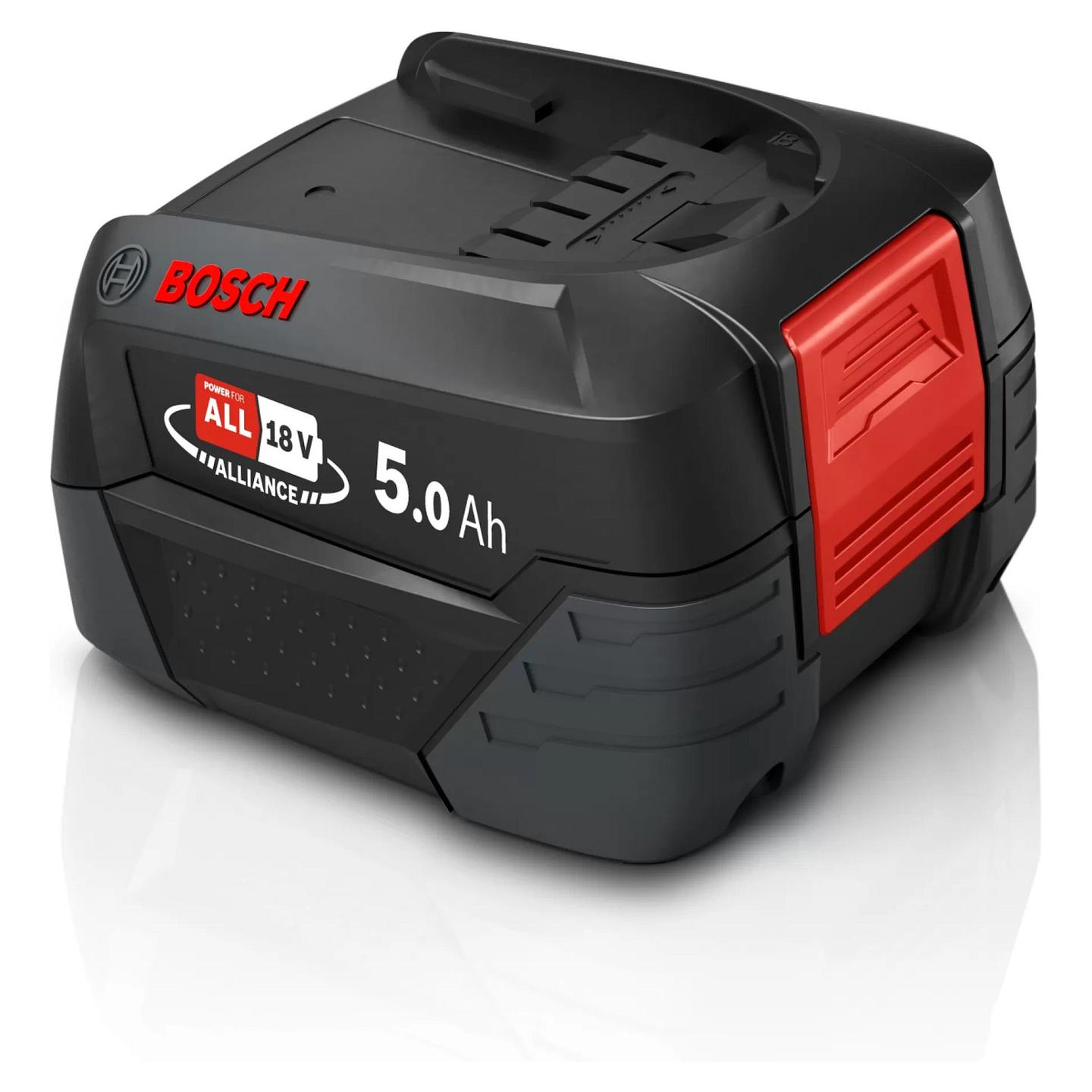 Bateri për Fshesë me Korrent Bosch BHZUB1850, 18V, 5.0Ah, Li-Ion, Power For ALL - Zezë