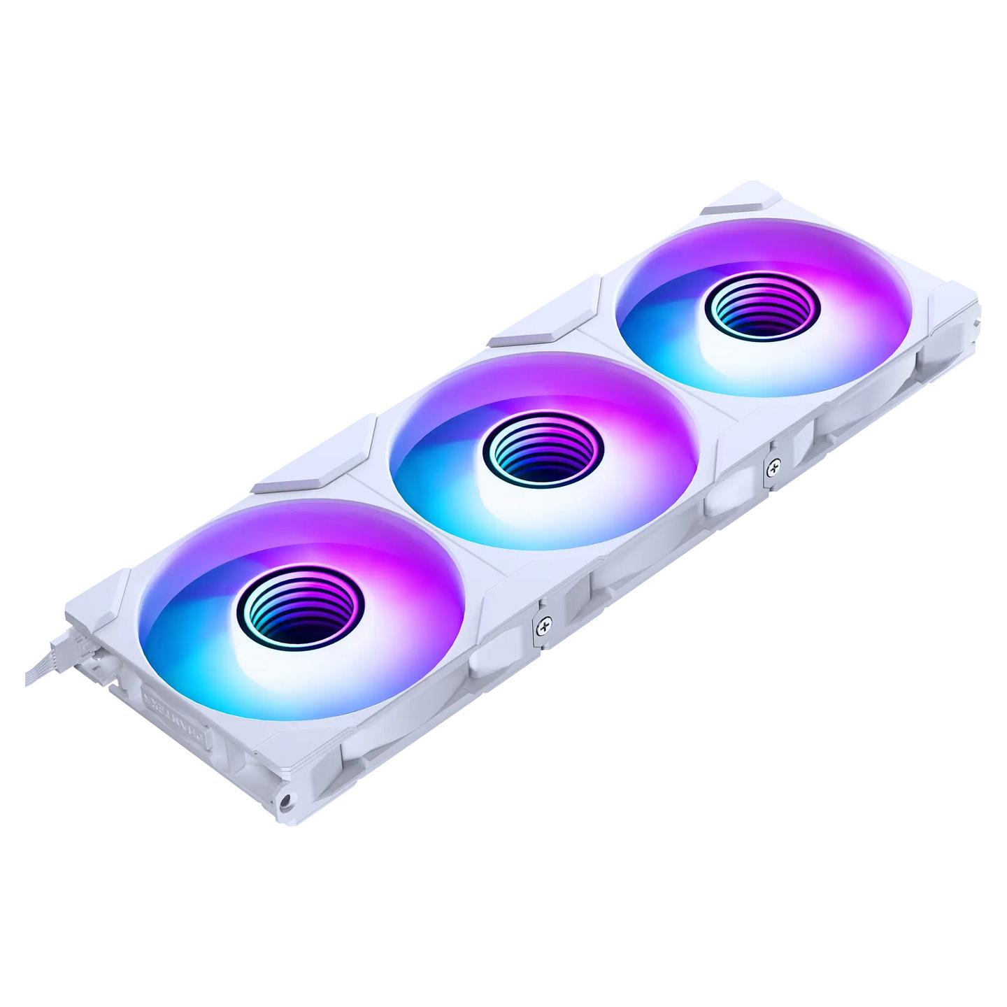 Ftohës për Kasë Phanteks M25G2-120 / 120mm / 2000 RPM / PWM / D-RGB / 3 Copë – Bardhë
