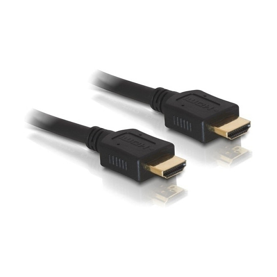 Kabllo HDMI DELOCK / HDMI-A Plug → HDMI-A Plug / Version 1.3b / 5m - Zezë - 1