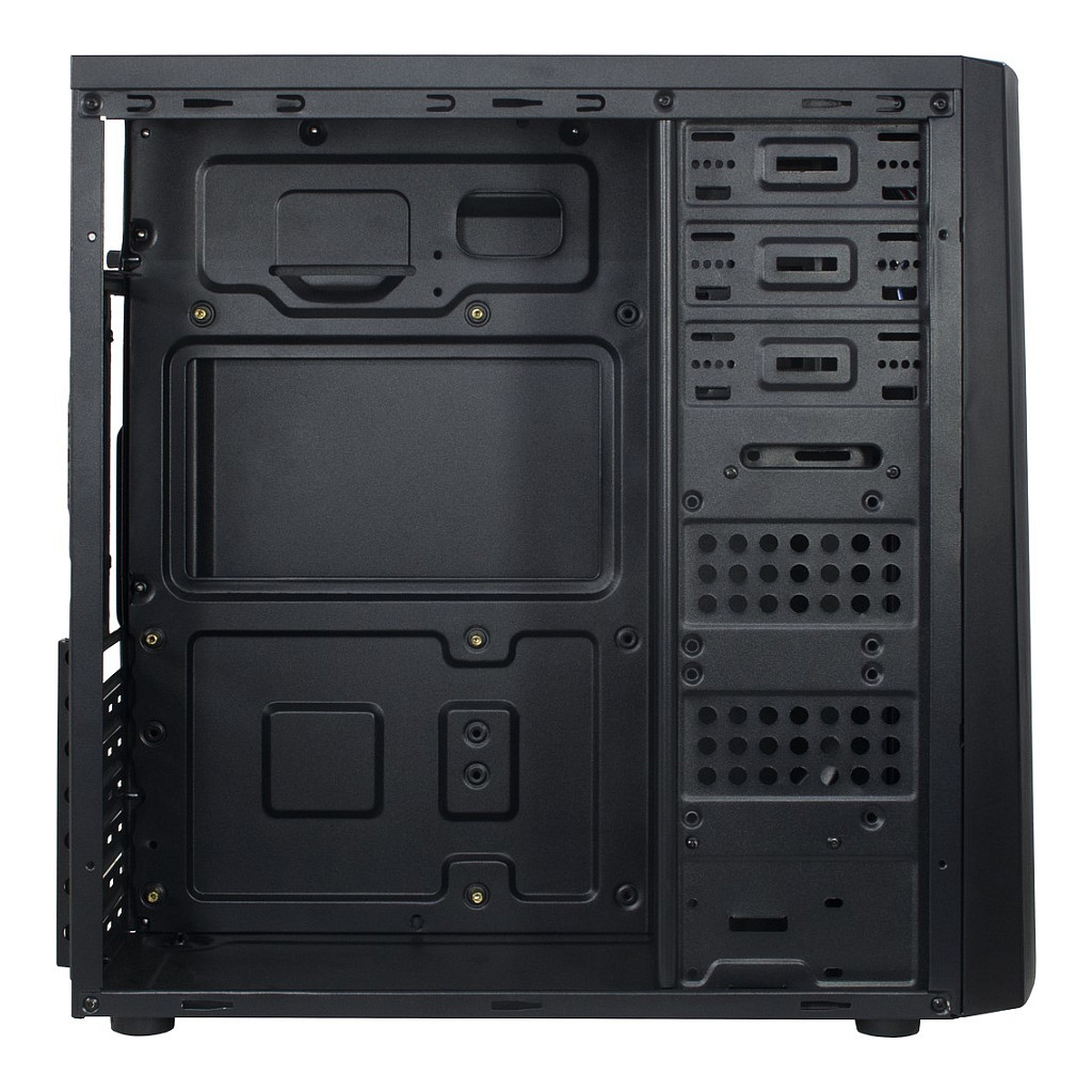 Kasë Inter-Tech B-42 / Midi Tower / ATX / pa Fanë - Zezë - 6