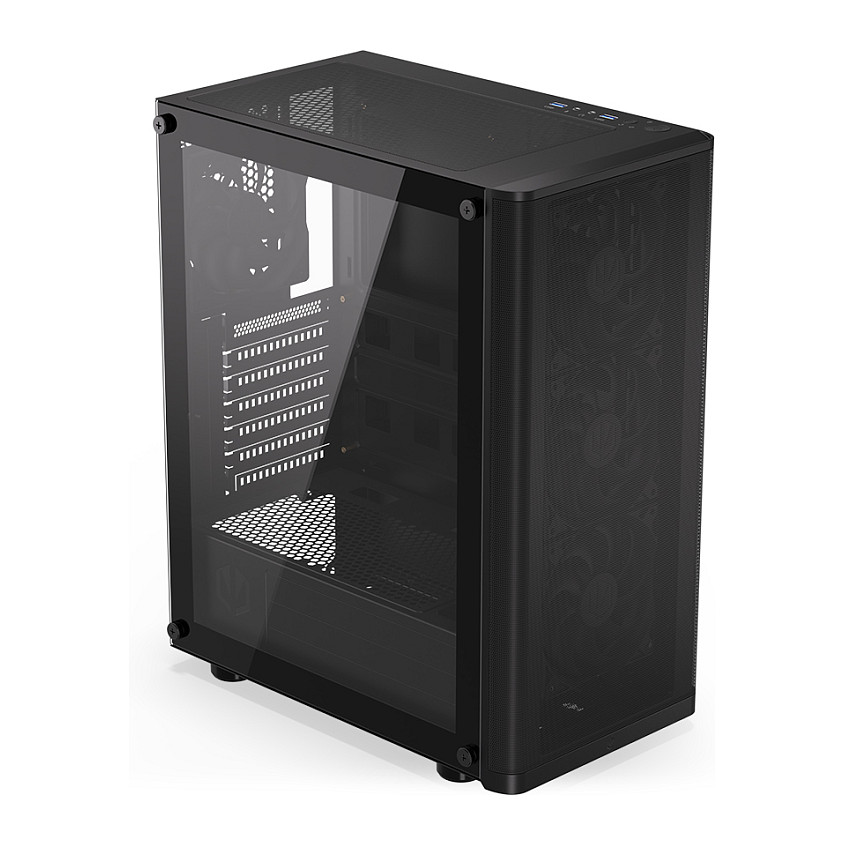 Kasë PC ENDORFY Ventum 200 Air / Tower / 4x 120mm Fan / Radiator 360mm / SSD 2.5" / HDD 2.5"/3.5" - Zezë - 7