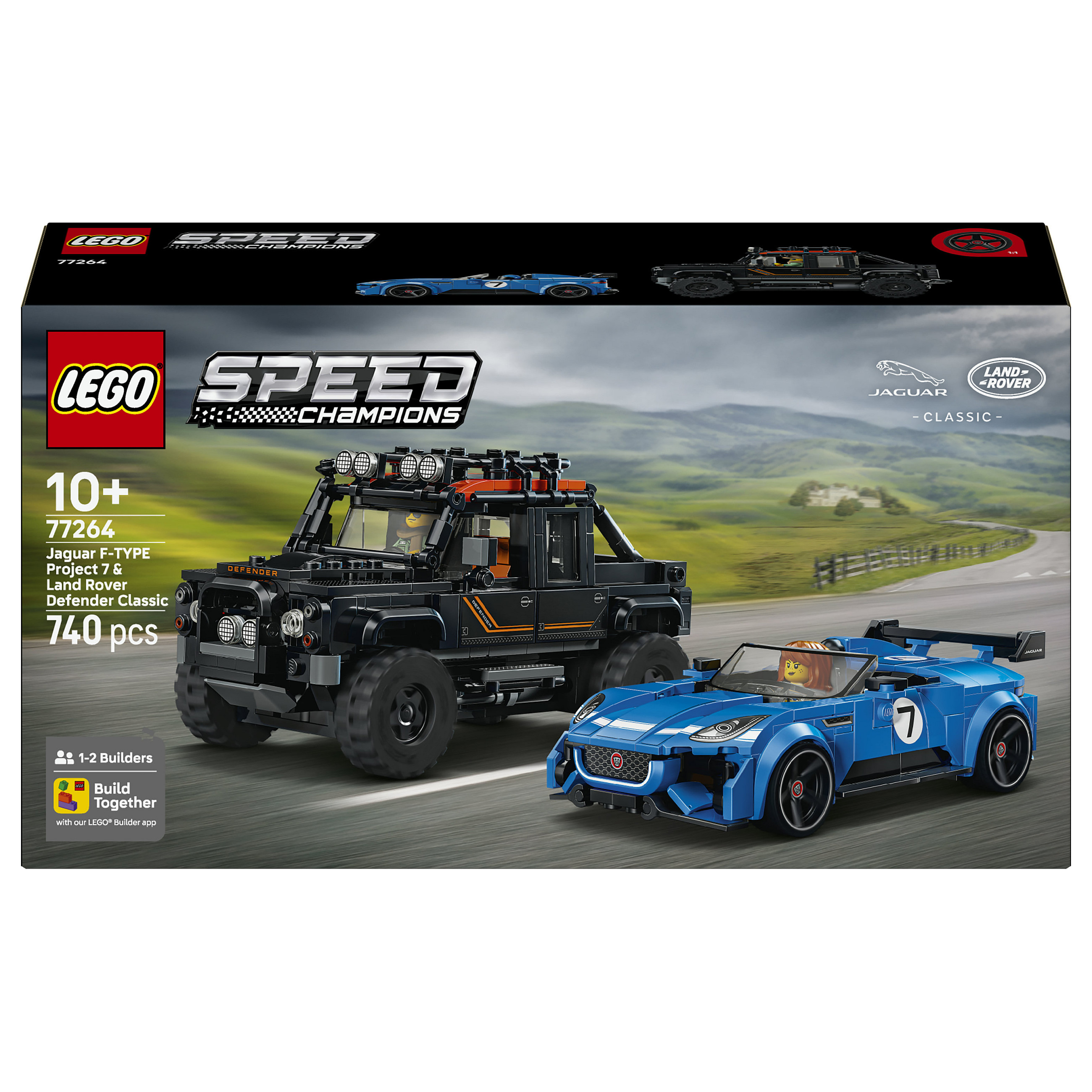 LEGO Speed Champions Jaguar Project 7 & Land Rover Defender