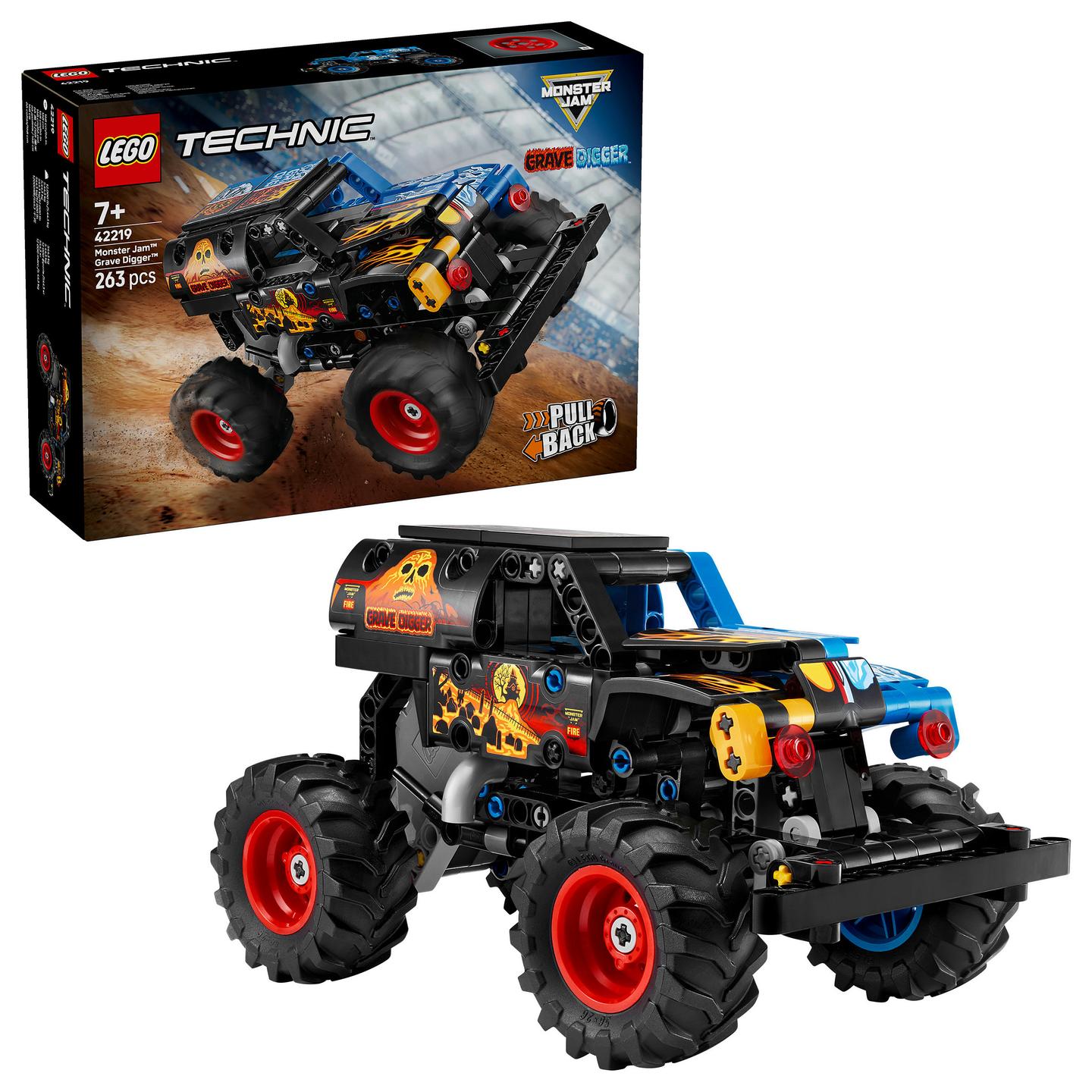 LEGO Technic Monster Jam Grave Digger Fire and Ice 42219 - 16