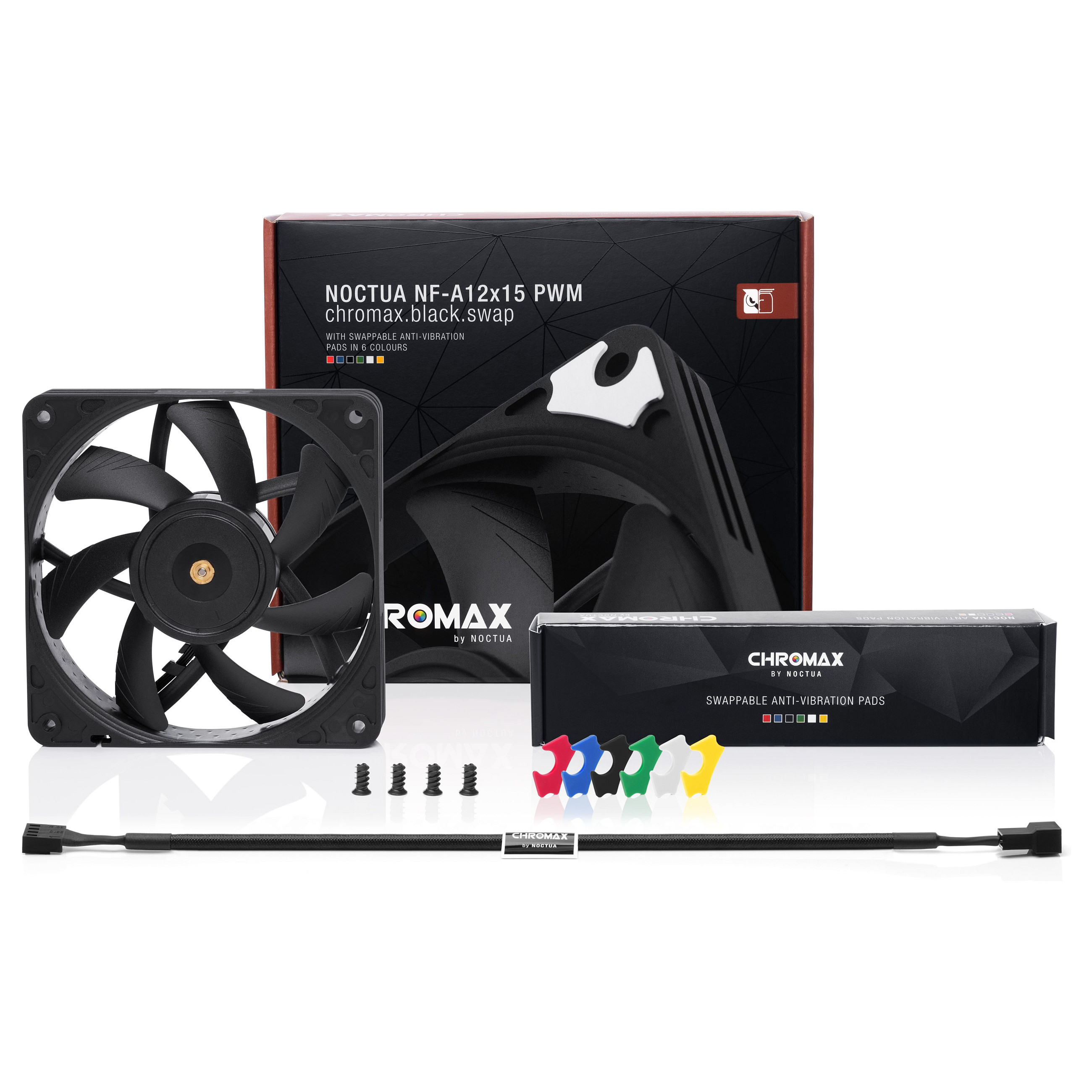 Ftohës për Kasë Noctua NF-A12x15 / 120mm / 1850 RPM / PWM – Zezë - 3