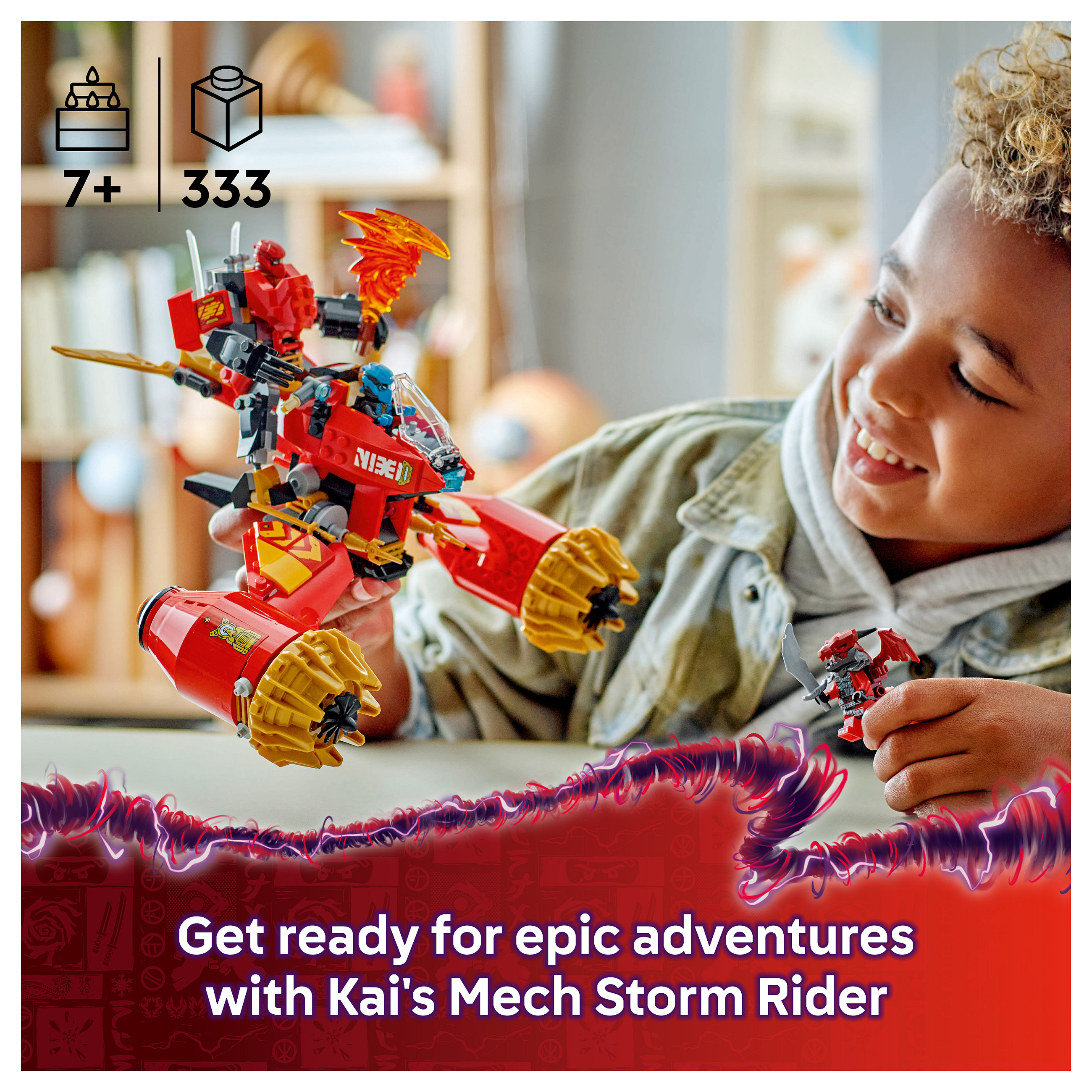 Lego Ninjago  71830 / Kai’s Storm Rider Mech - 15