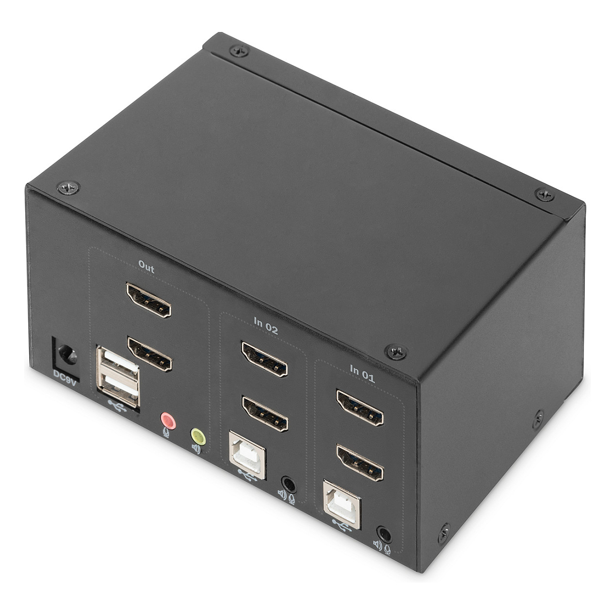 DIGITUS KVM Switch DS-12860 / 2-Port - 2