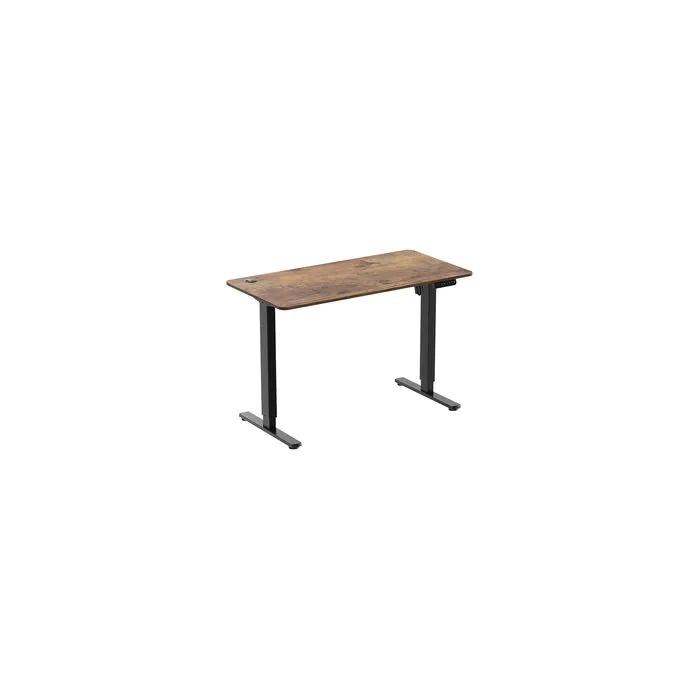 Tavolinë Elektrike LogiLink EO0057, Ulur-Në-Këmbë, 120 × 60 cm, 72–114 cm, 1 Motor - Kafe, Zezë