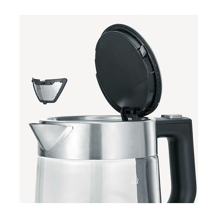 Çajnik Elektrik Severin WK 3468, 1L, 2200W, Xham, Çelik Inox, 360° – Zezë, Transparente - 2