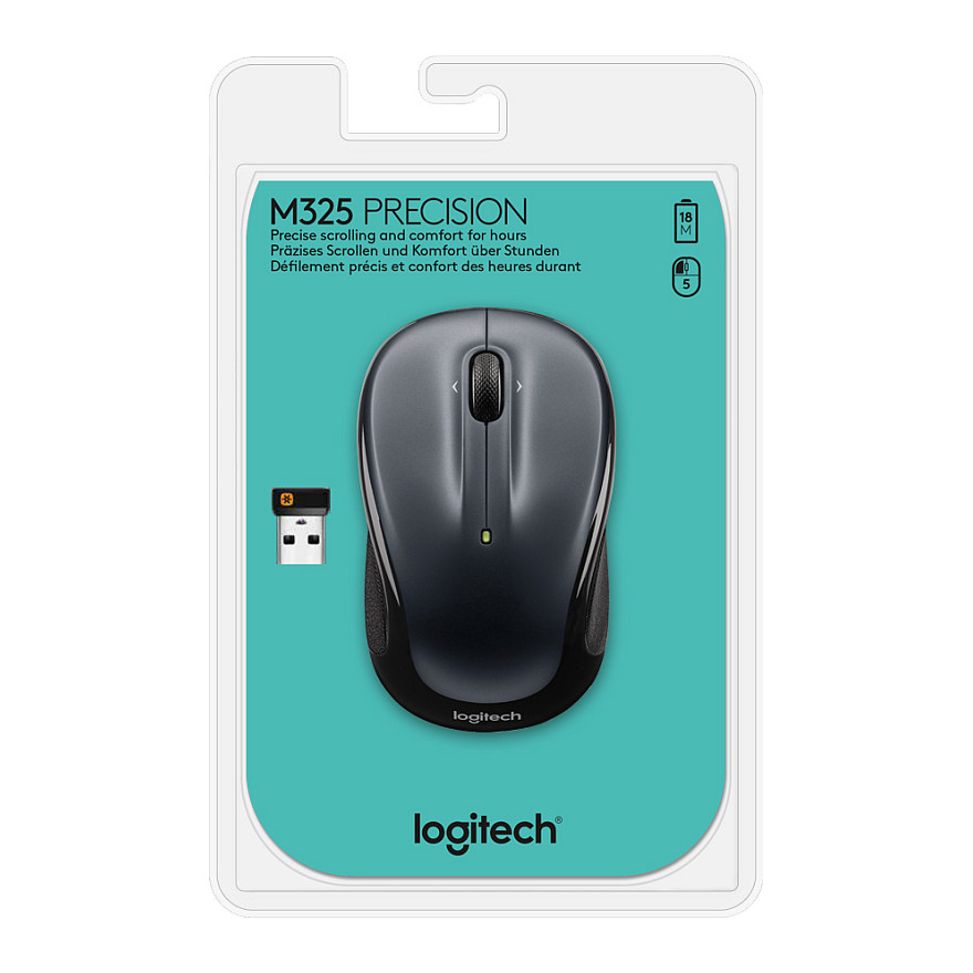 Maus pa Kabllo Logitech M325 Wireless Colour Collection - Zezë - 6