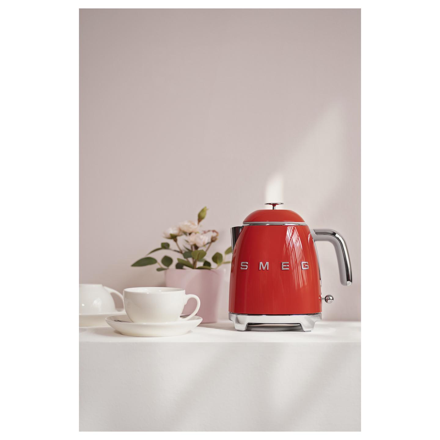 Çajnik Elektrik Smeg KLF05RDEU, 0.8L, 1400W, 360° – Kuqe - 21