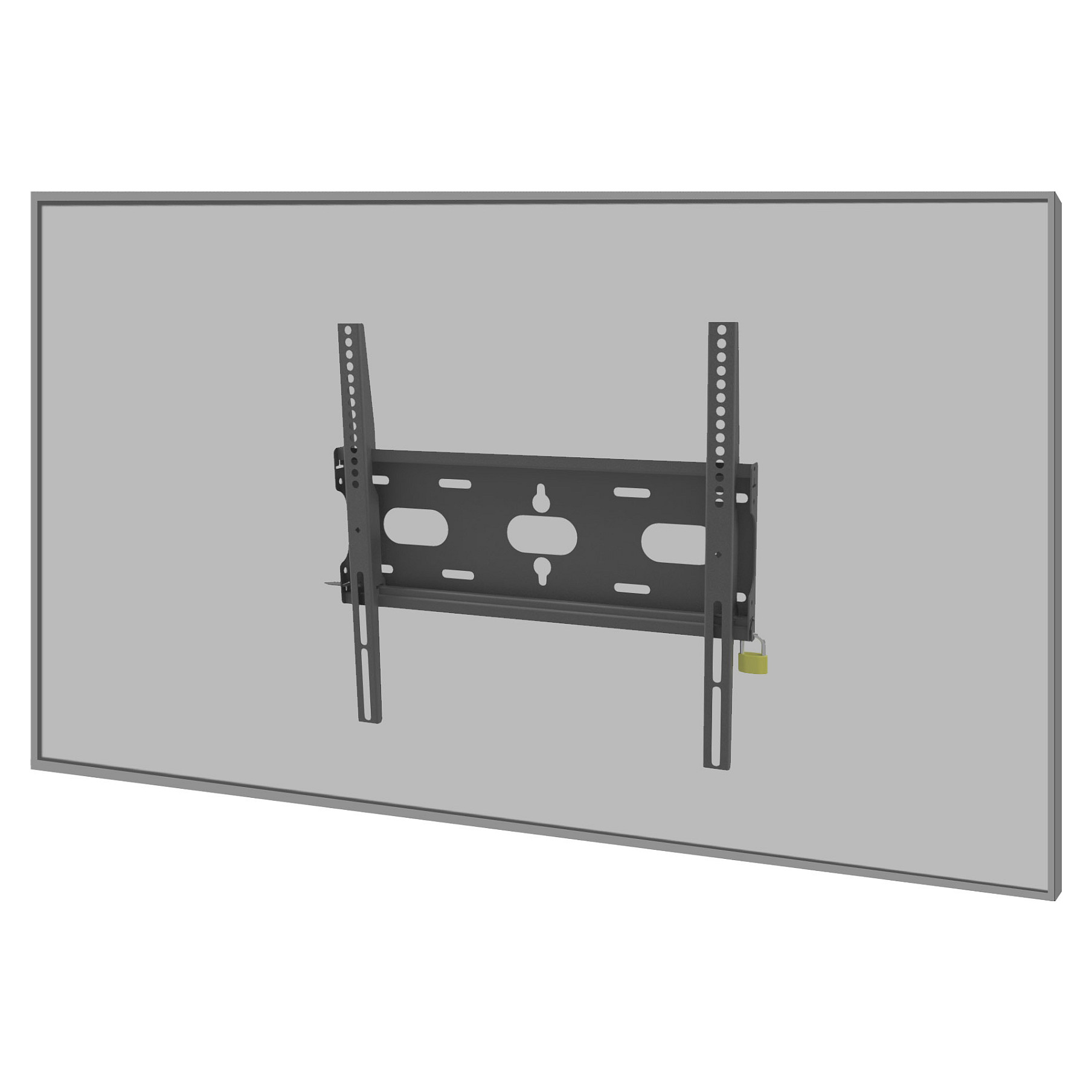 Mbajtëse për Monitor iiyama MD-WM4040 / Montim në Mur / VESA 100×100–400×400 mm / deri në 125 kg / Fikse - Zezë - 4