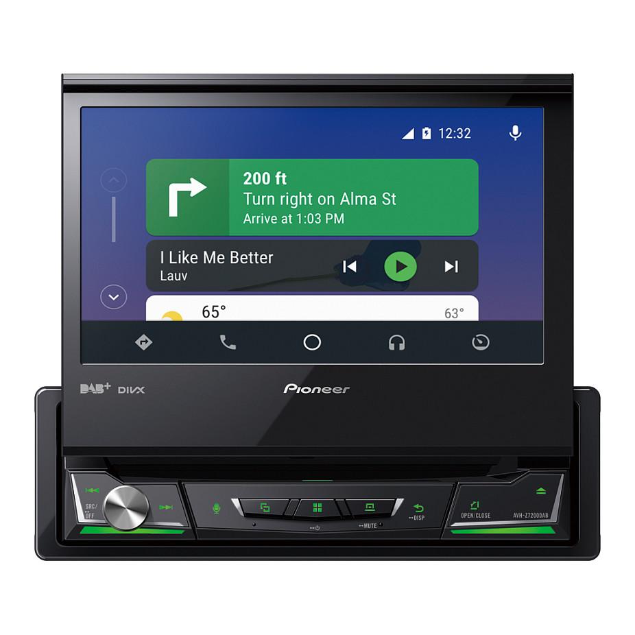 Radio multimedia për veturë Pioneer AVH-Z7200DAB, 1 DIN, ekran me prekje 7", CD/DVD, Apple CarPlay, Android Auto, DAB+, Bluetooth - Zezë - 2