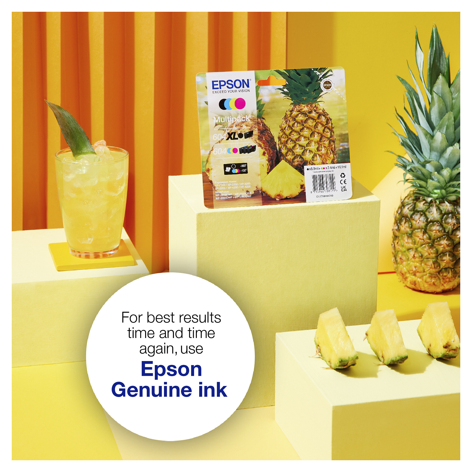 INK Epson 604XL Multipack C13T10H64010 / 350 faqe / Zezë + Ngjyrë - 8
