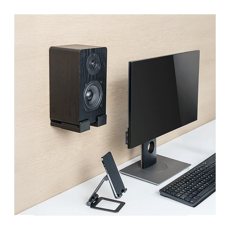 Mbajtëse për Soundbar LogiLink BP0209 , për mur , 9–15,4cm , deri 15kg , e rregullueshme , 2 copë - Zezë - 7