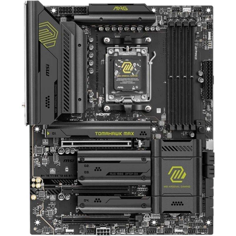Pllakë Amë MSI MAG B850 TOMAHAWK MAX WIFI / AMD B850 / AM5 / ATX / DDR5 / PCIe 5.0 / Wi-Fi 7 - 1