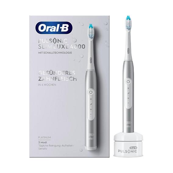 Furçë dhëmbësh elektrike Oral-B Pulsonic Slim Luxe 4000 - Silver - 2