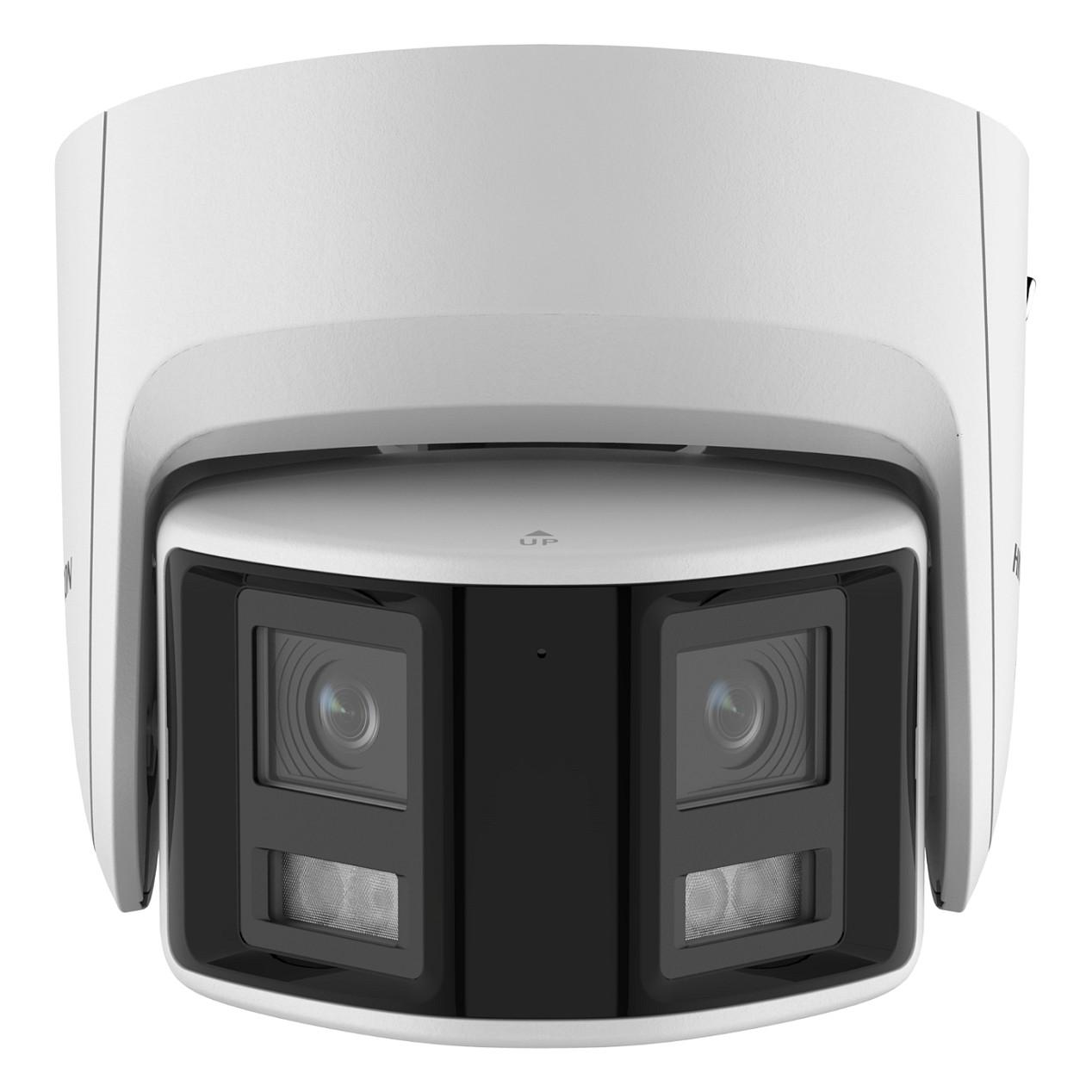 Kamerë Sigurie IP CCTV Hikvision DS-2CD2346G2P-ISU/SL, 4MP, 2 × 2.8 mm, 180°, IR 30 m, PoE, IP67 - Bardhë - 2