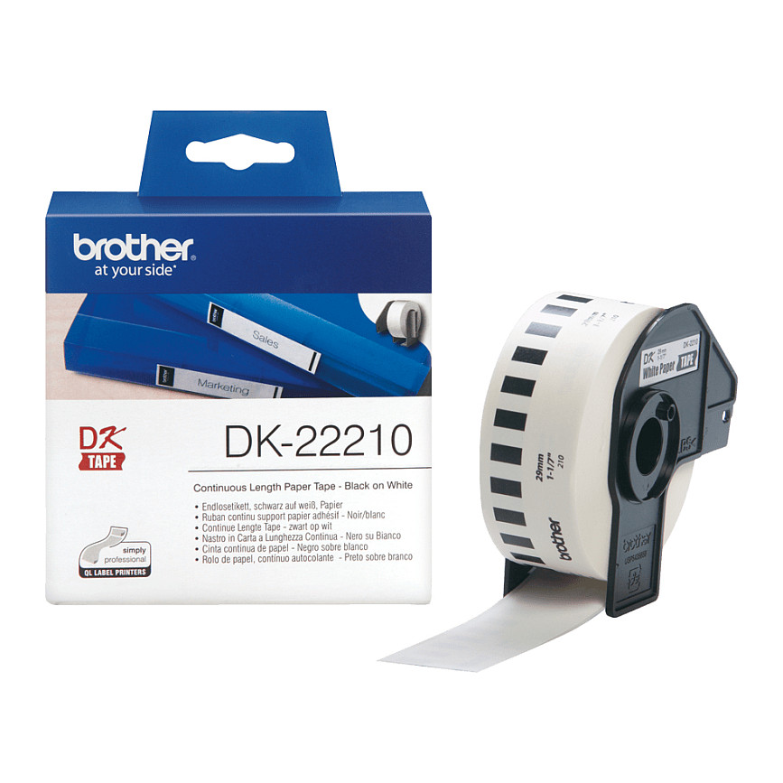 Toner Brother DK-22210 Original Continuous Paper Label Roll - 1