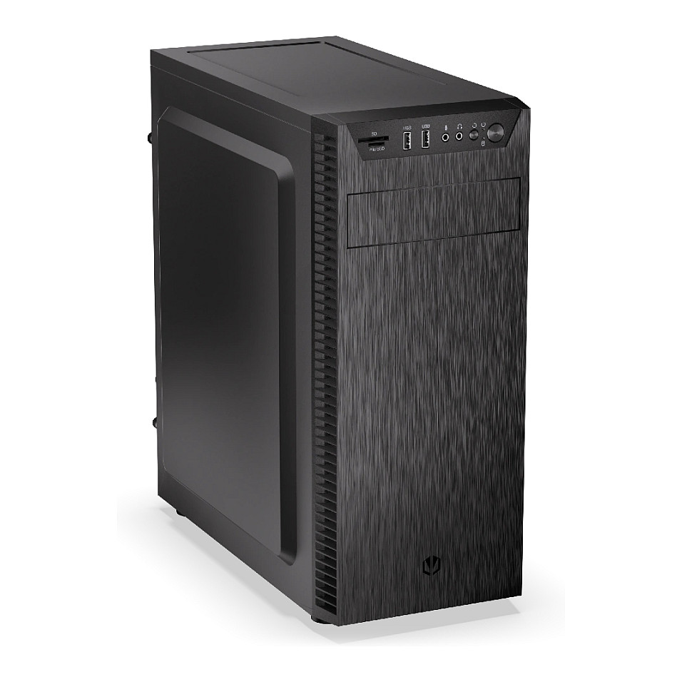 Kasë PC ENDORFY Armis 100 Solid / Tower / 120mm Fan / HDD 2.5"/3.5"/5.25" - Zezë - 4