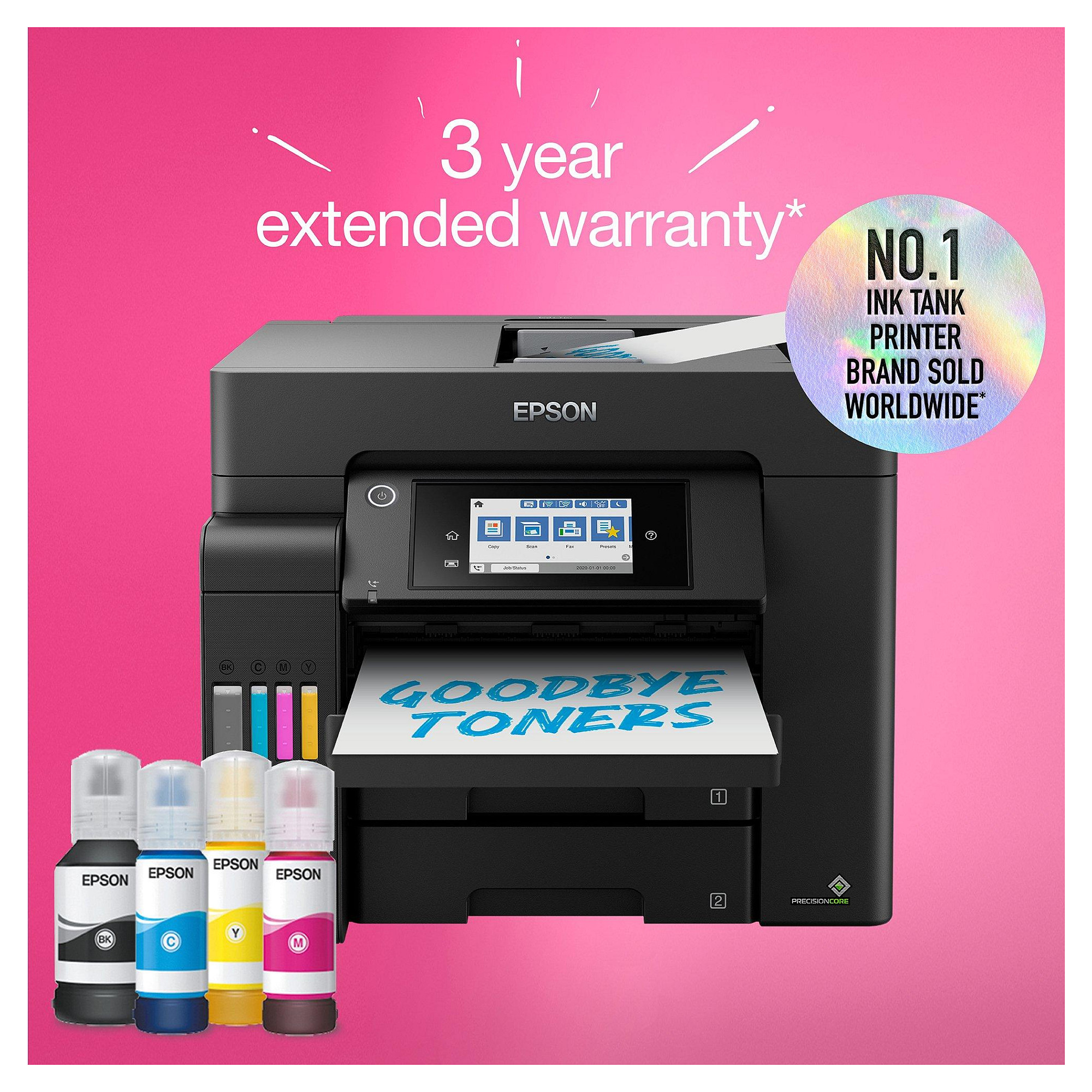 Printer Multifunksional Epson EcoTank ET-5805 A4 Color Inkjet - Zezë - 3