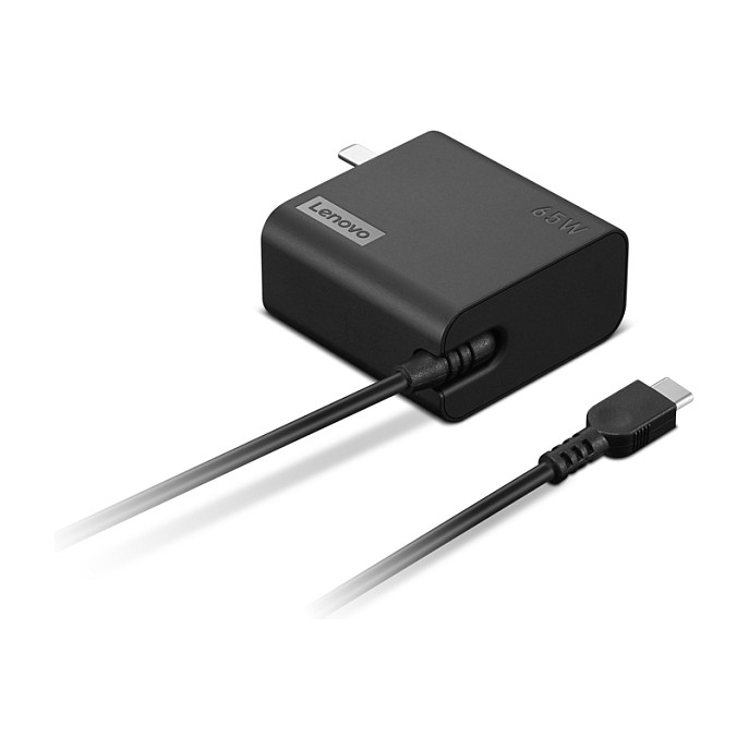 Adapter për Laptop Lenovo 4X21L54610 / 65W / 20V / 3.25A / USB Type-C - Zezë - 2