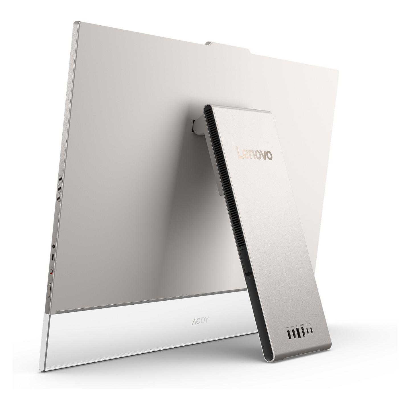 AIO Lenovo Yoga AIO 32IPH11, Core Ultra X7 358H, 32GB LPDDR5X, 2TB, 31.5" 4K OLED, Intel Arc B390 Graphics, Tastierë & Maus - Krem - 15