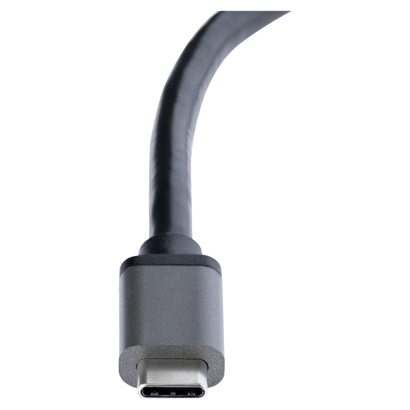 Adapter Grafik StarTech.com MST14CD122HD, USB-C në 2x HDMI, 4K 60Hz, MST, HDR, kabllo 30cm - Gri/Zezë - 4