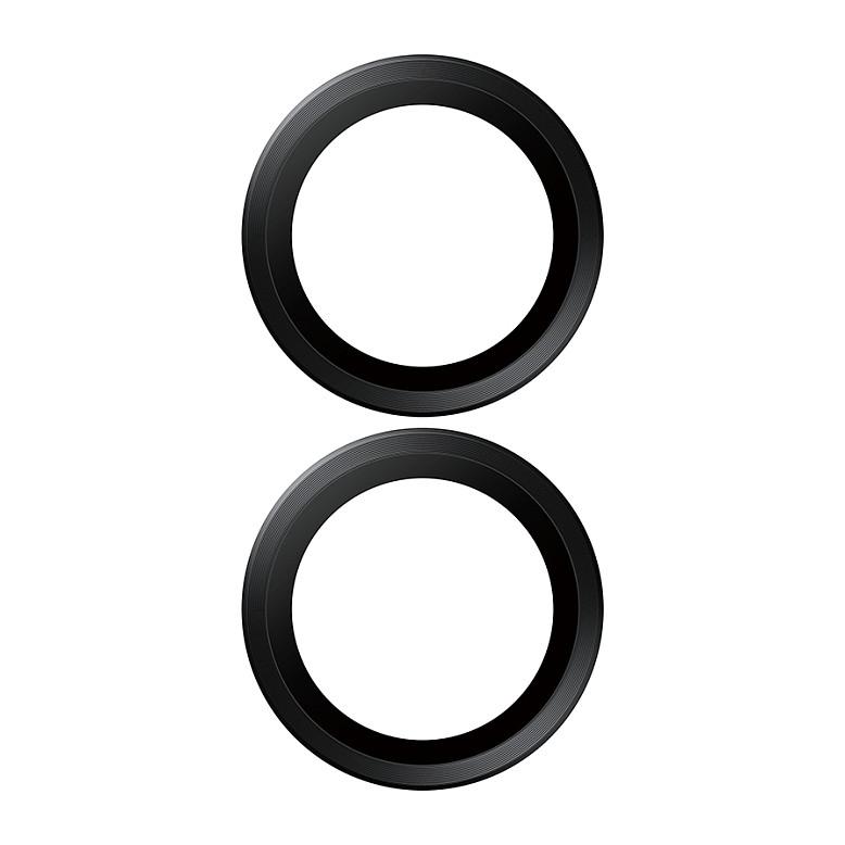 Mbrojtëse për Kamerë PanzerGlass Hoops Ceramic II për iPhone 17 / iPhone 16 / iPhone 16 Plus, Ceramic Glass - Zezë - 2