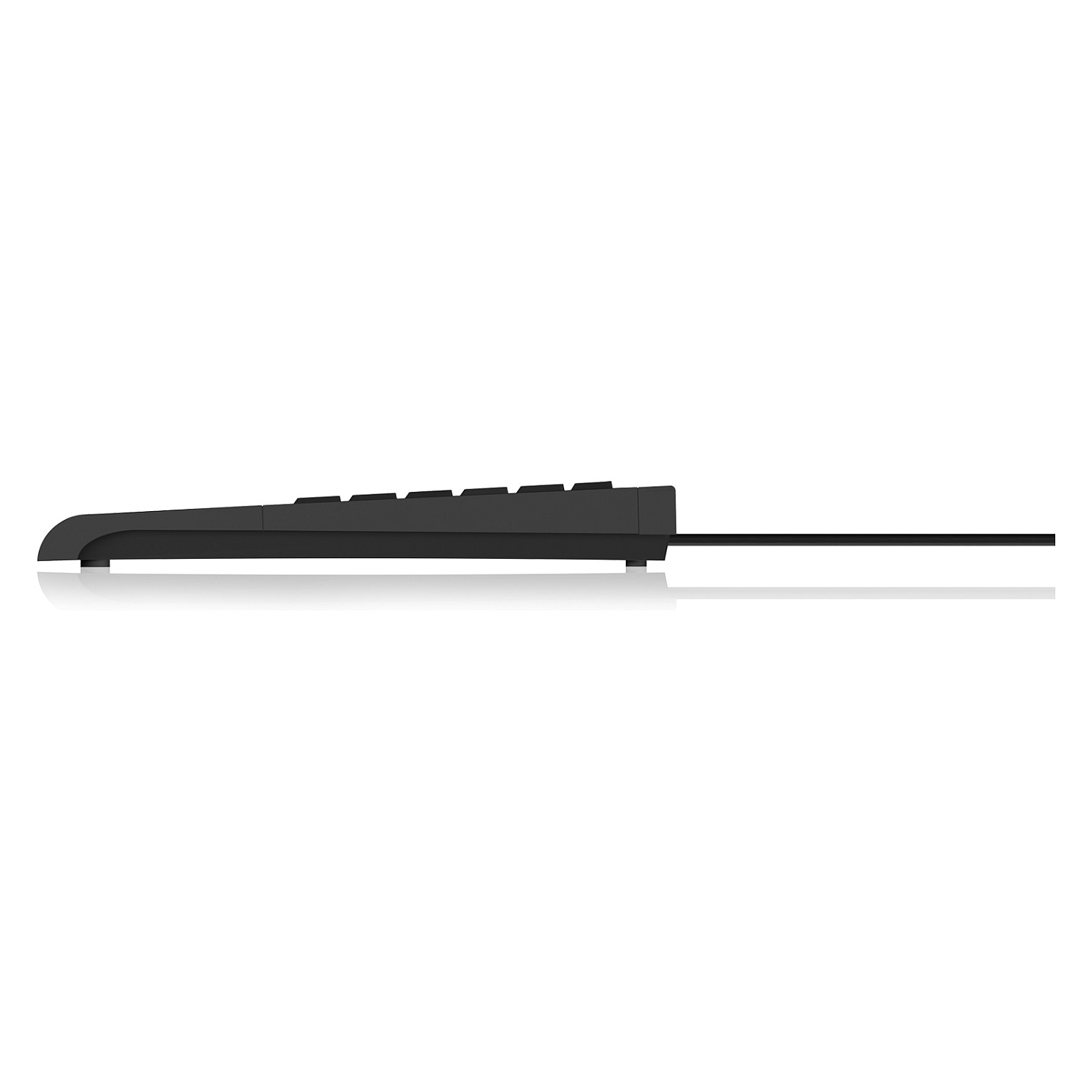 Tastierë me kabllo KeySonic ACK-3410 / DE Layout / Super-Mini Smart-Touchpad - Zezë - 5