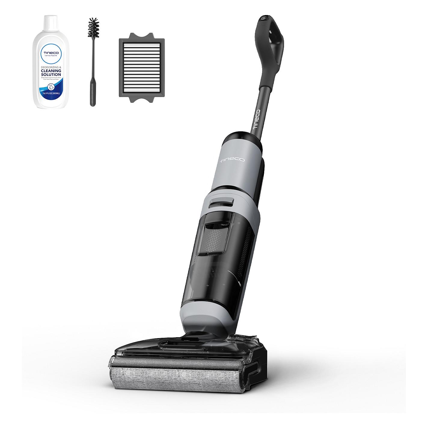 Fshesë me Vakum për dysheme Tineco FLOOR ONE i5 Stretch / 20.000Pa / 210W / 2500mAh / 180° Lay-Flat / Anti-Tangle / 0.8L / 0.72L / Eco & Max – Gri/Zezë - 1